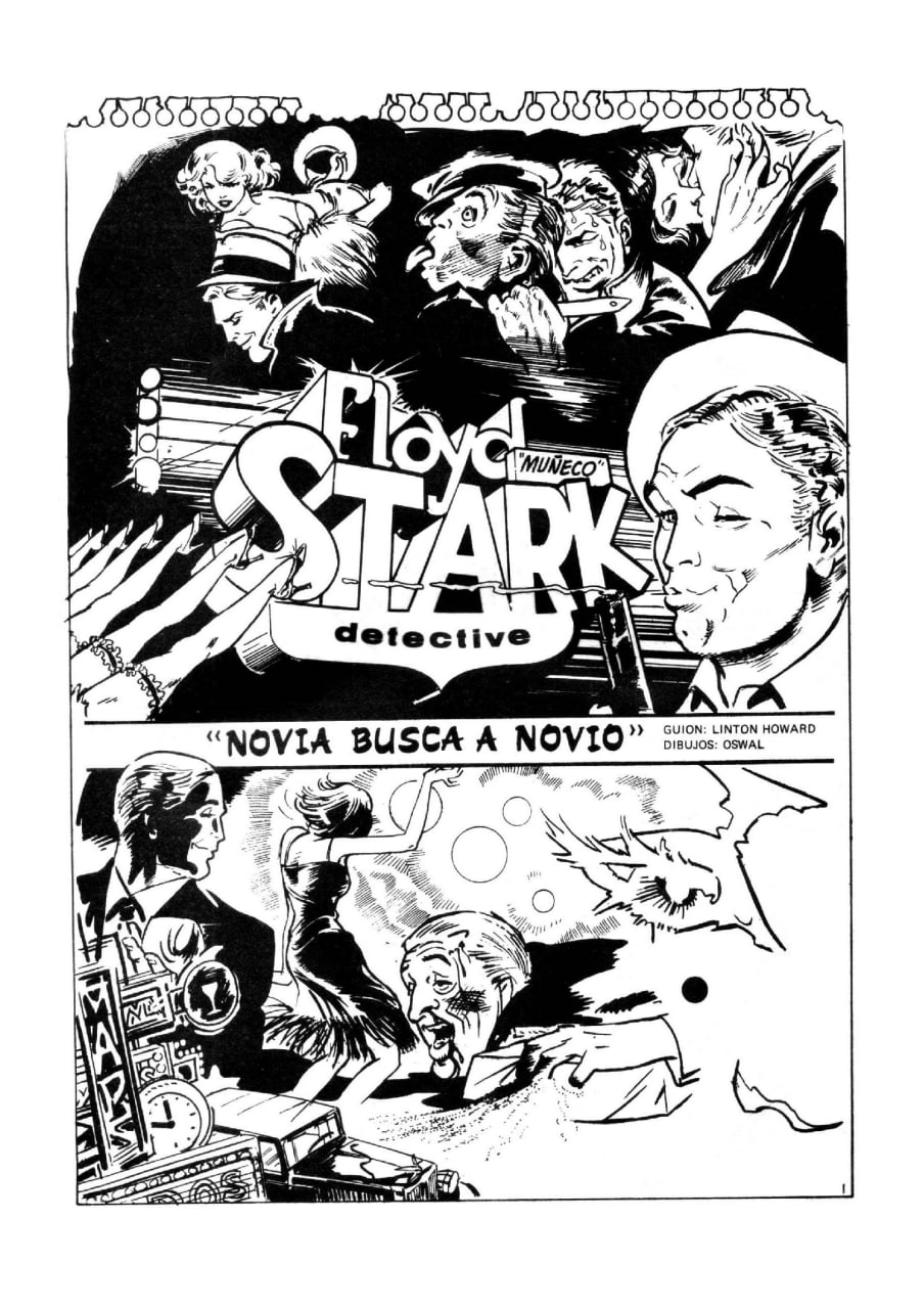 Portada ampliada de Floyd Stark detective
