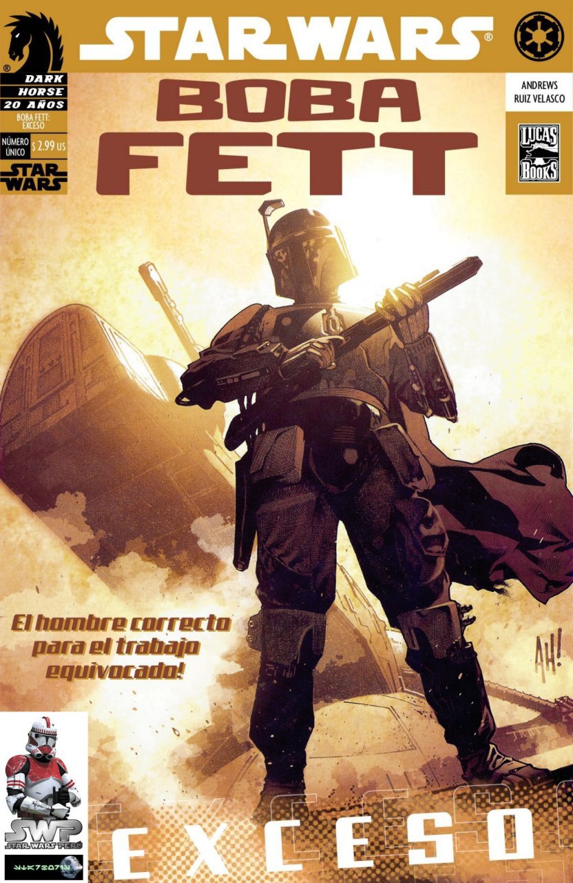 Portada ampliada de STAR WARS BOBA FETT