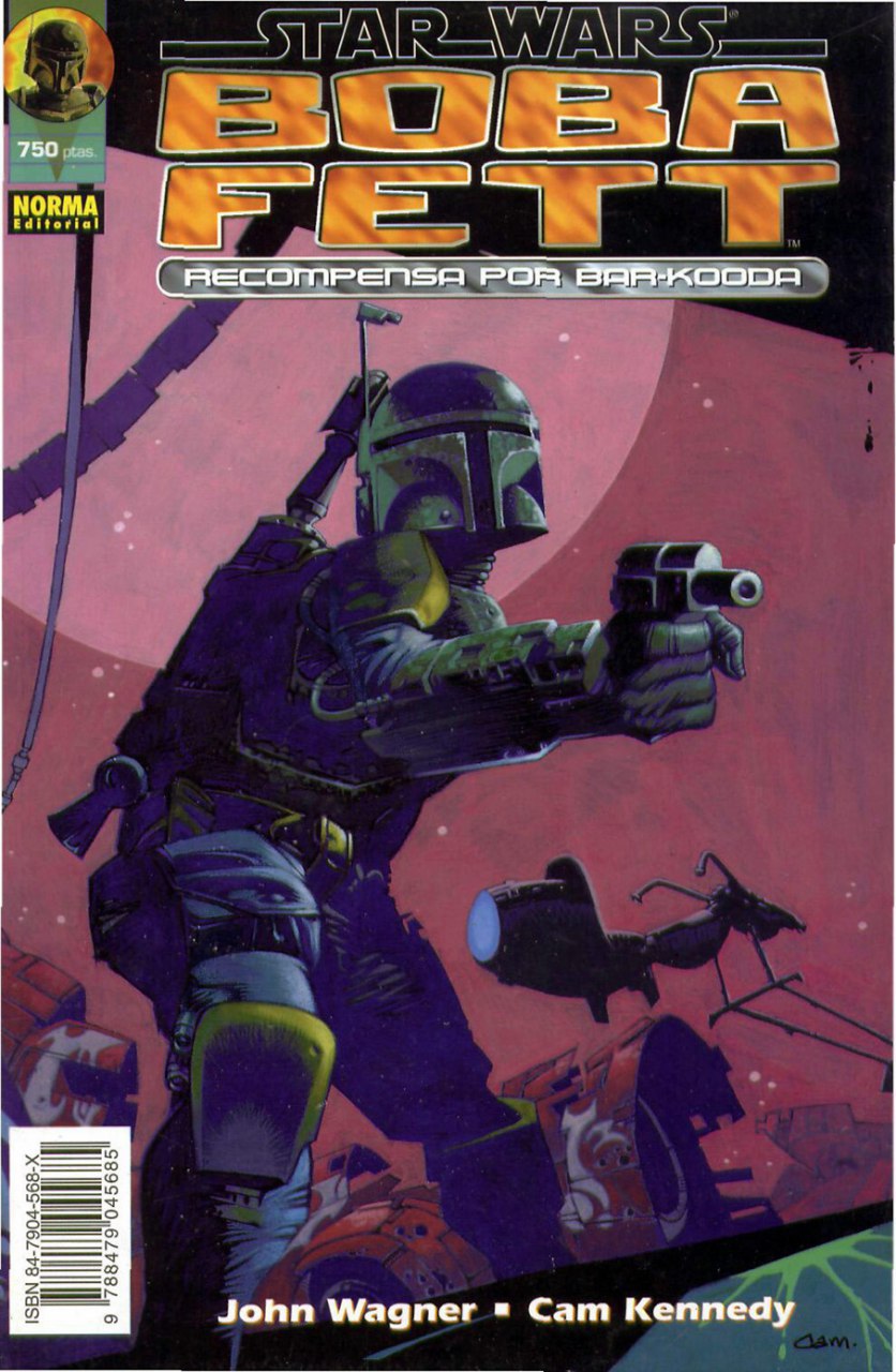 Portada ampliada de STAR WARS BOBA FETT RECOMPENSA POR BARKODDA