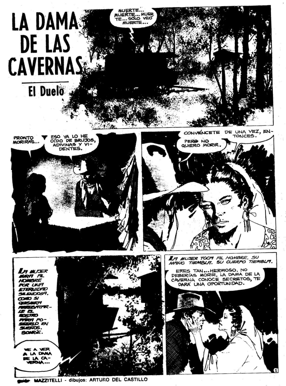 Portada ampliada de LA DAMA DE LAS CAVERNAS