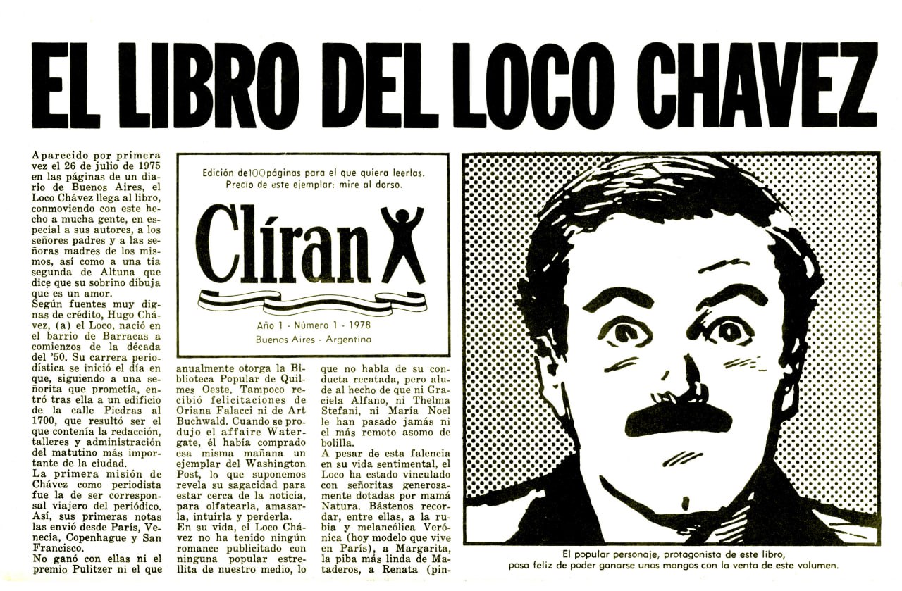 Portada ampliada de EL LIBRO DEL LOCO CHAVEZ