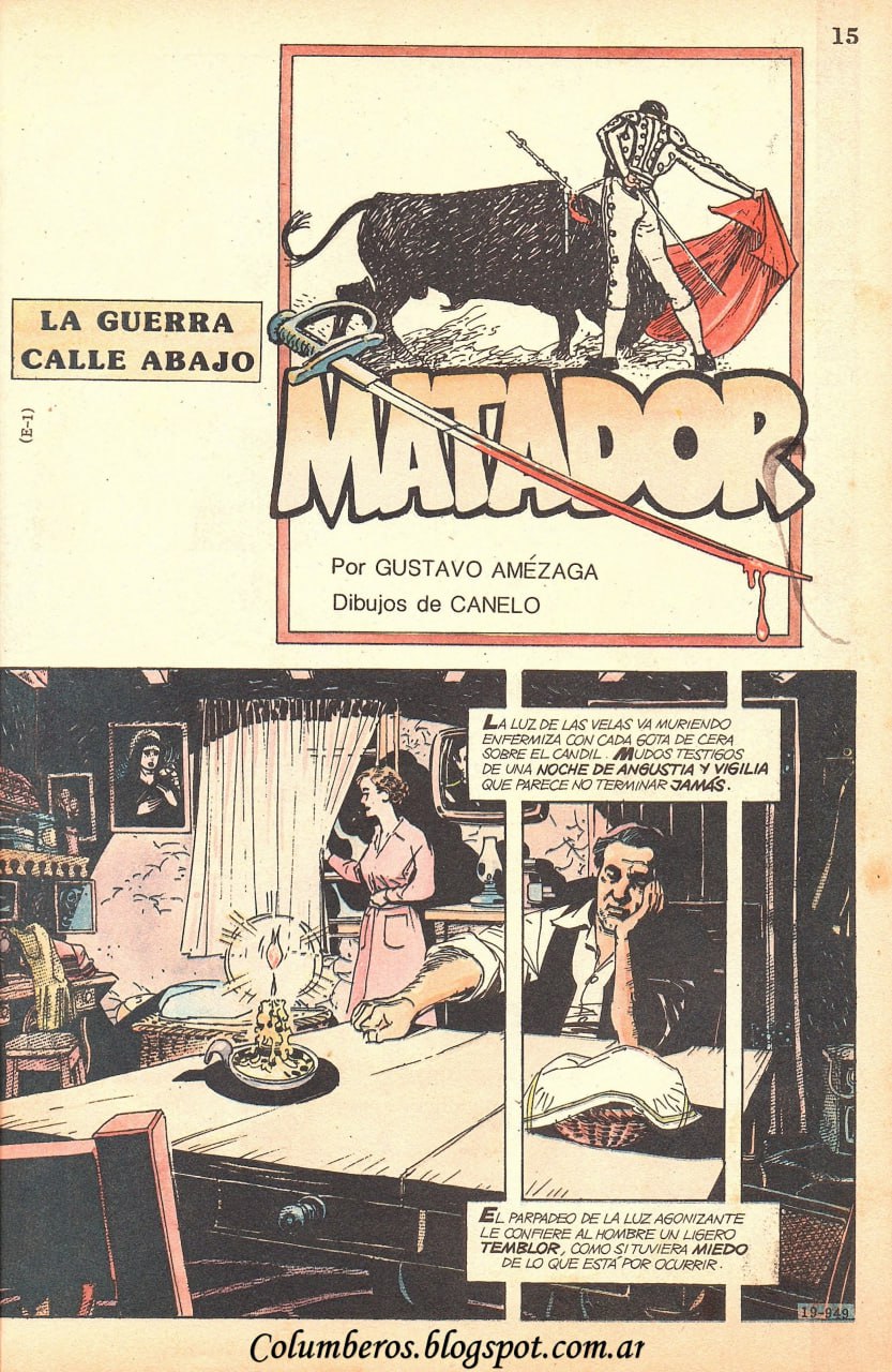 Portada ampliada de MATADOR