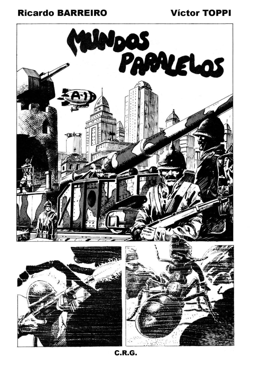Portada ampliada de Mundos Paralelos
