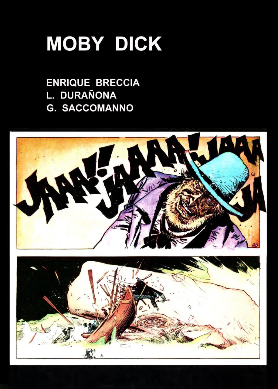 Portada ampliada de MOBY DICK