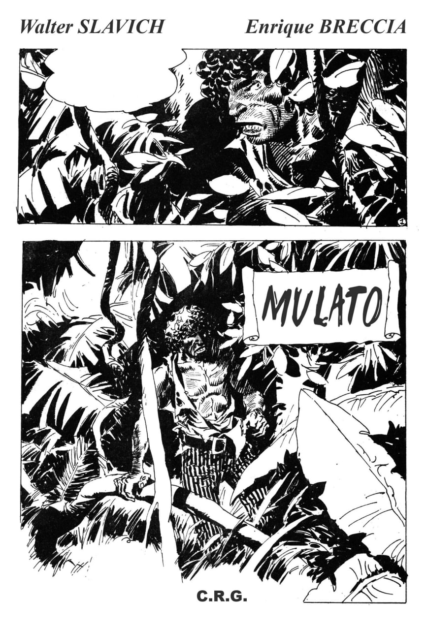 Portada ampliada de Mulato (Slavich & Breccia E )