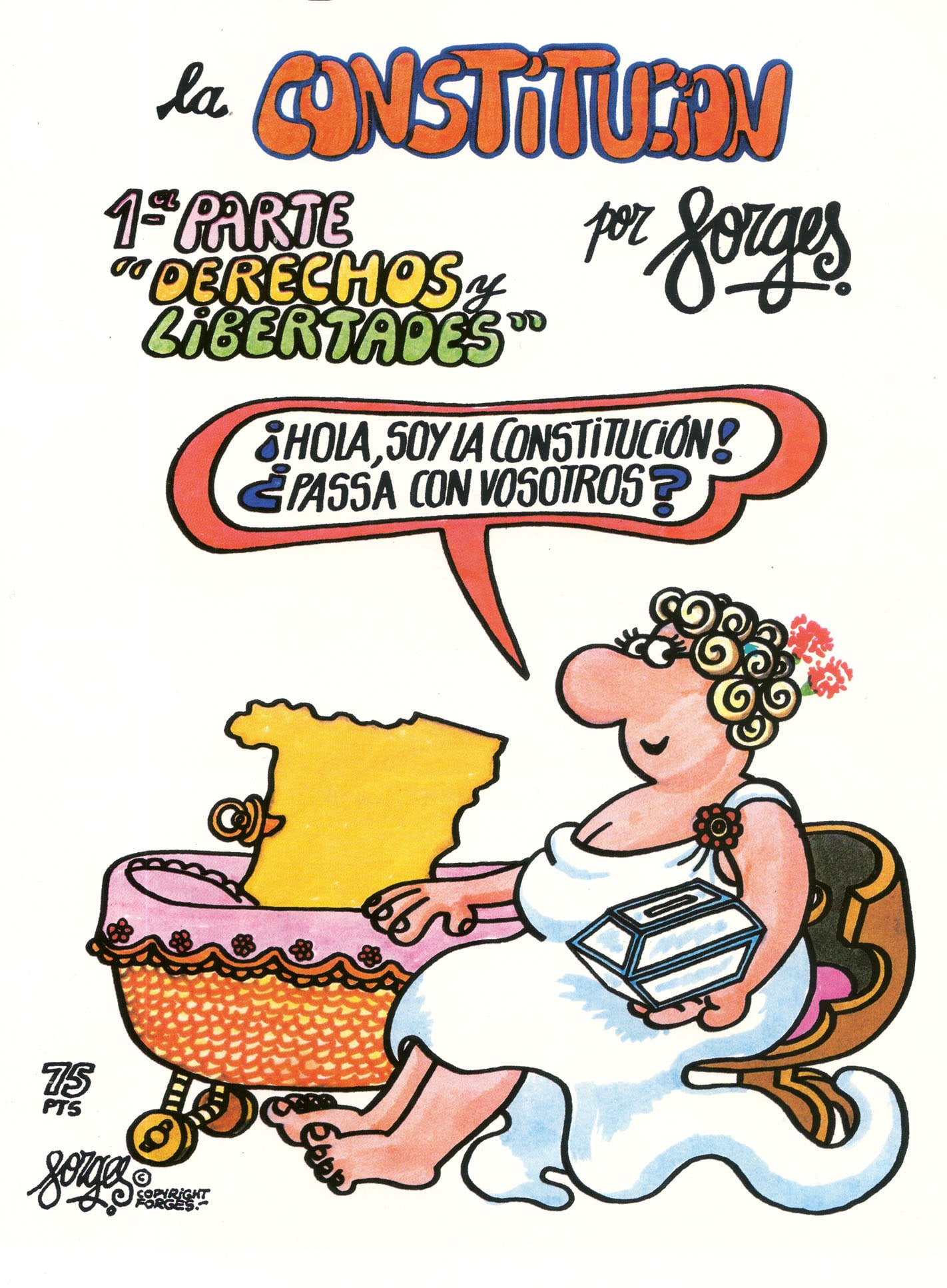 Portada ampliada de la CONSTITUCIÓN