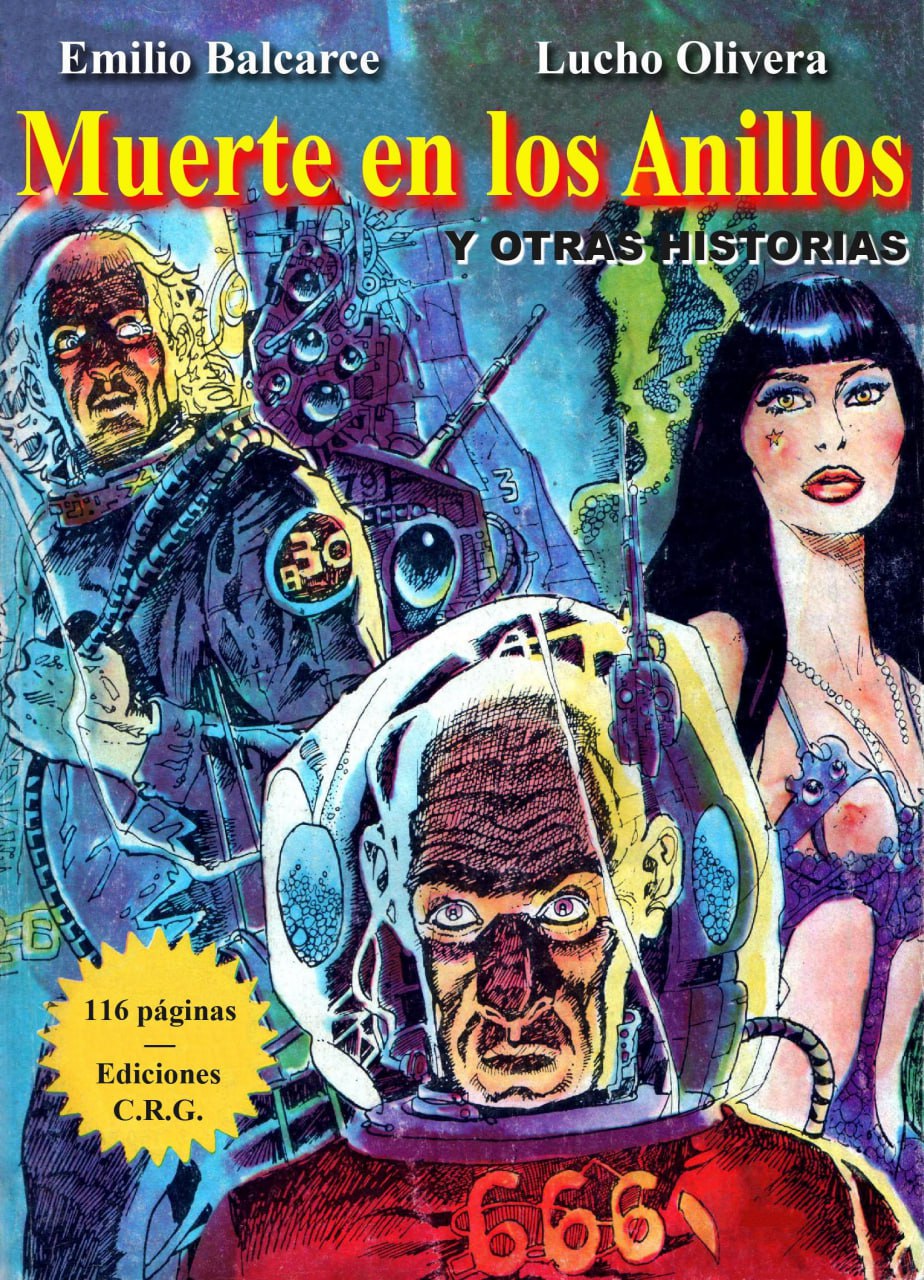 Portada ampliada de Muerte en los Anillos Y OTRAS HISTORIAS