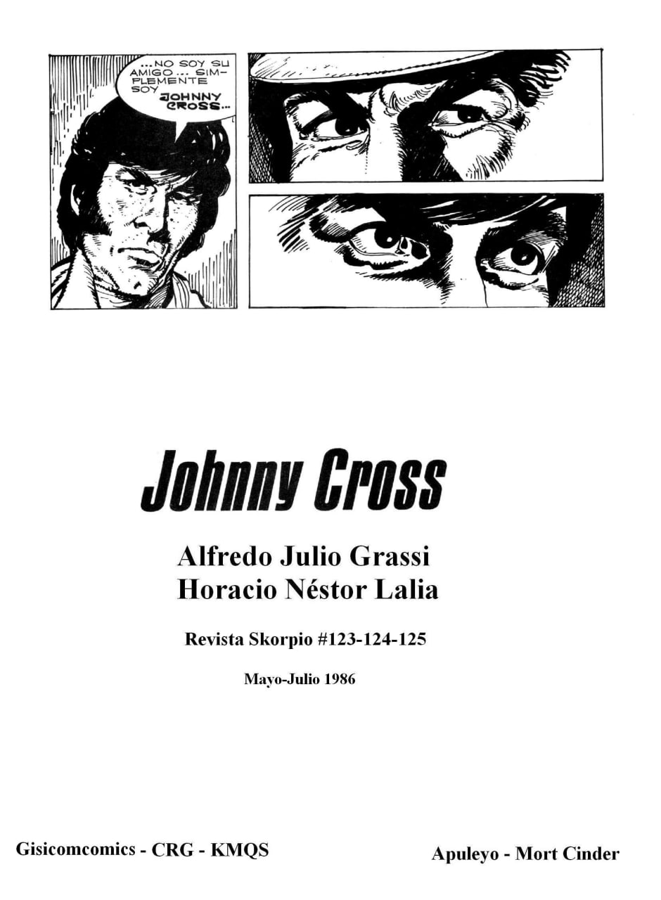 Portada ampliada de Johnny Cross