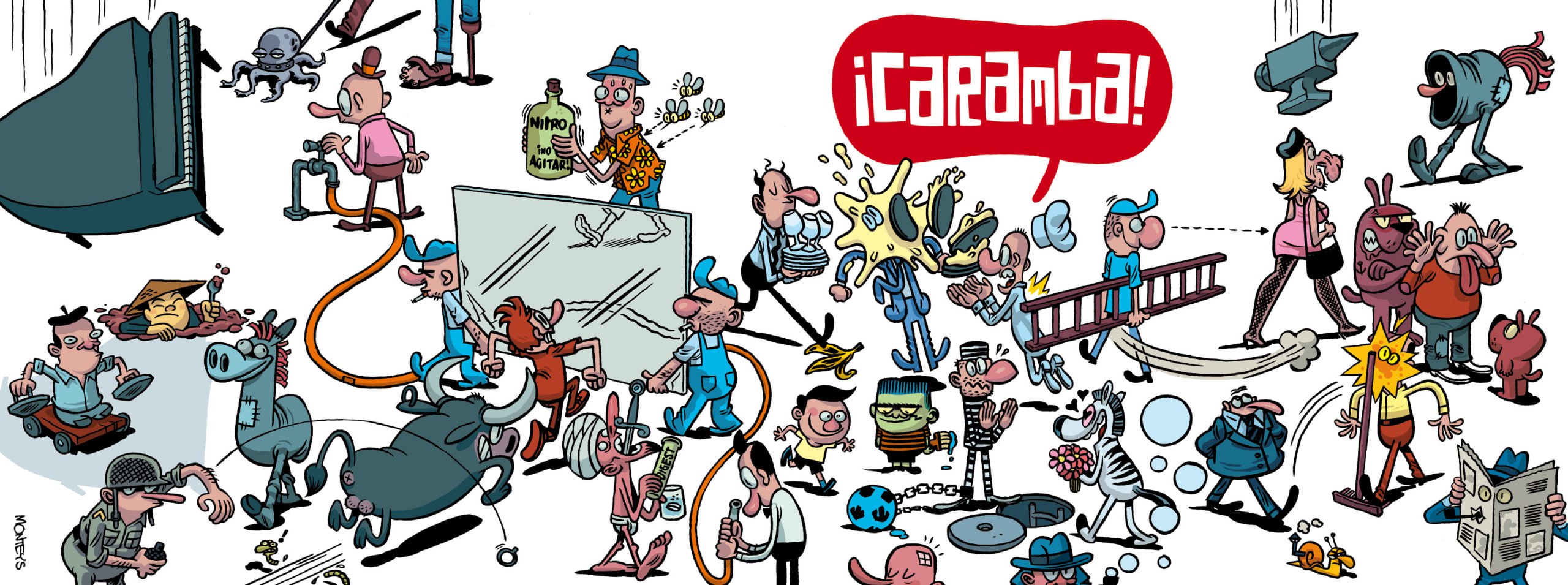 Portada ampliada de ¡Caramba! -