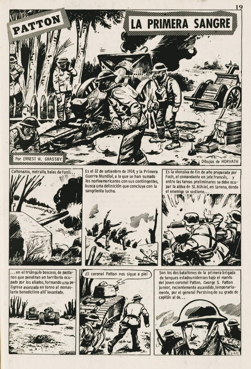 Portada ampliada de PATTON LA PRIMERA SANGRE