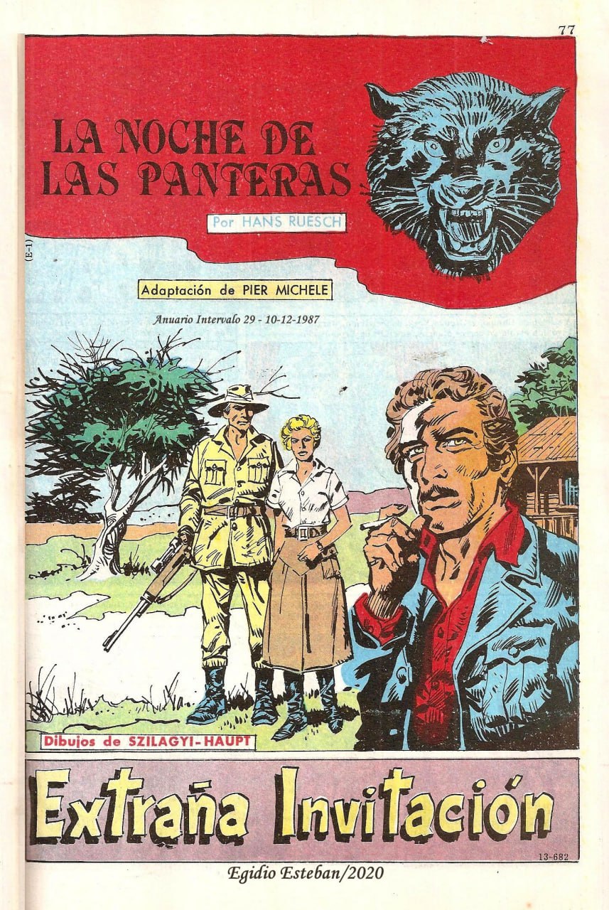 Portada ampliada de LA NOCHE DE LAS PANTERAS