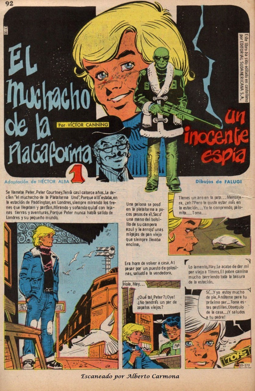 Portada ampliada de EL Muchacho de la Plataforma