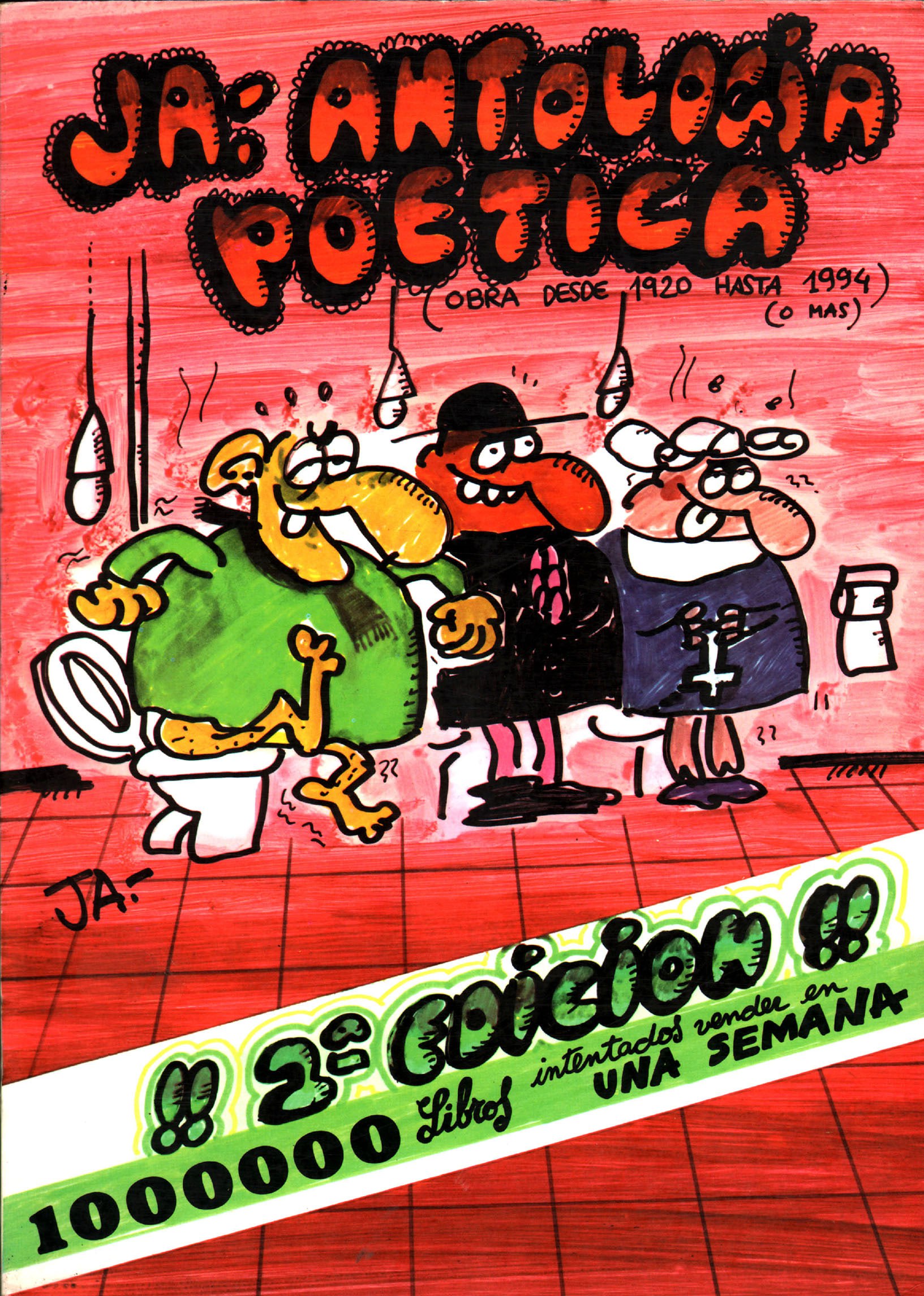 Portada ampliada de JR: ANTOLOGIA POETICA