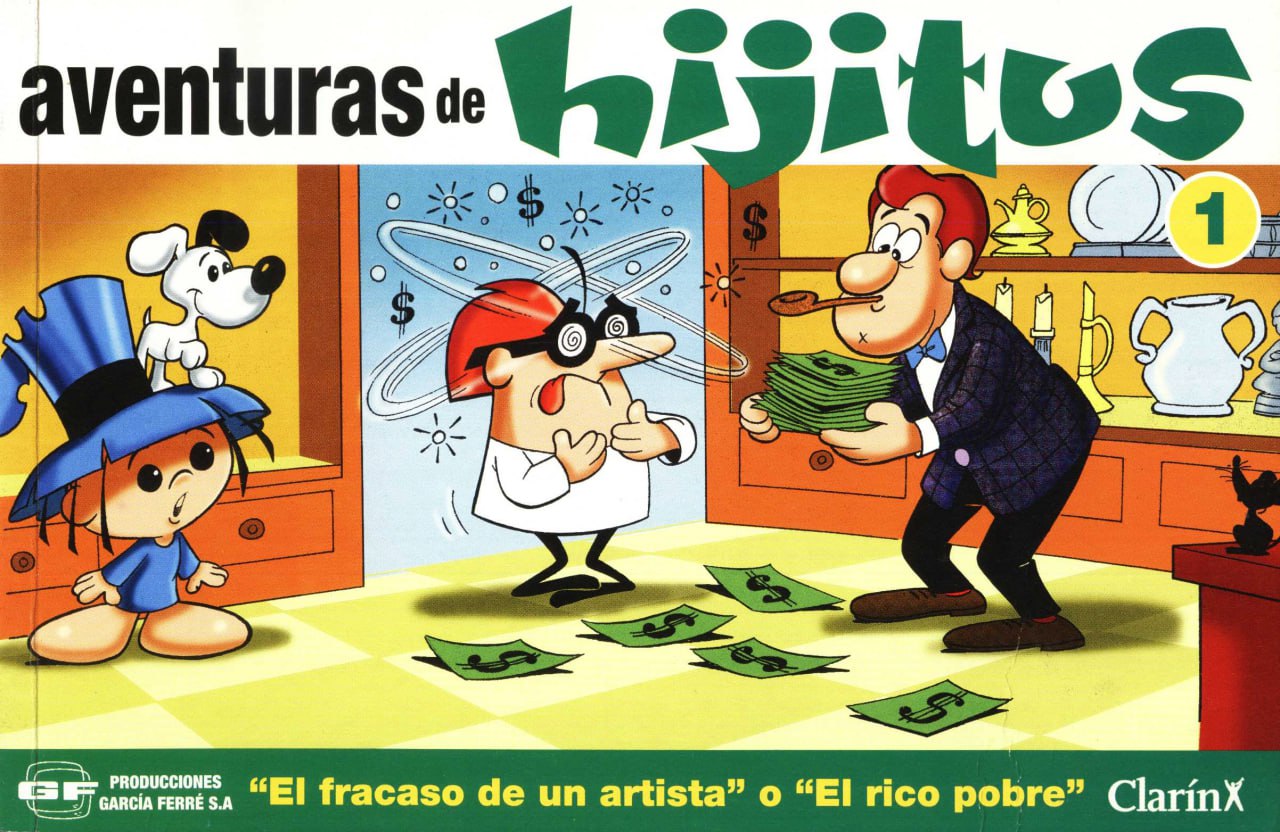 Portada ampliada de aventuras de hijitos