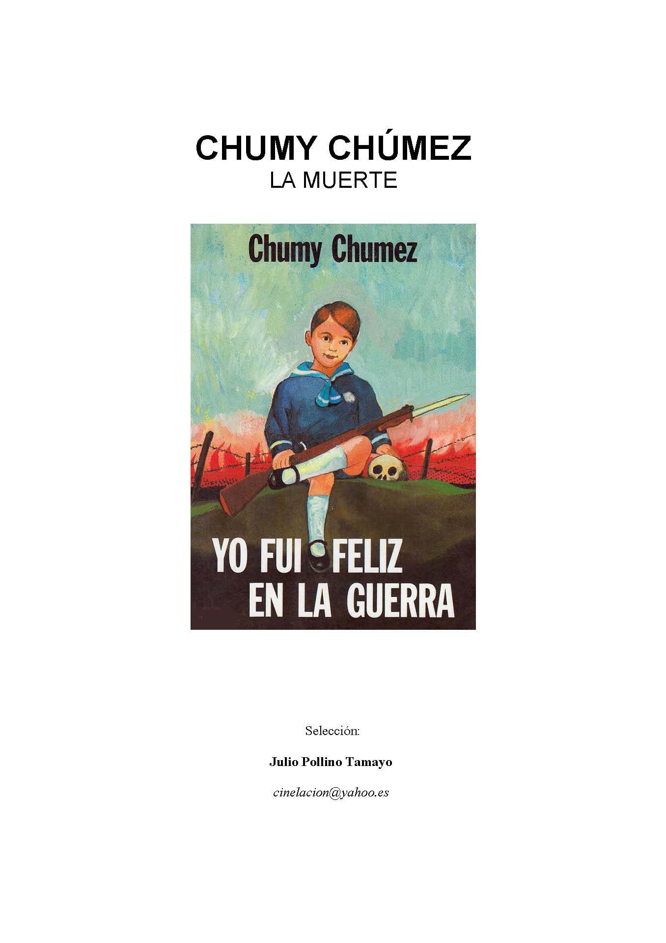 Portada ampliada de CHUMY CHÚMEZ LA MUERTE