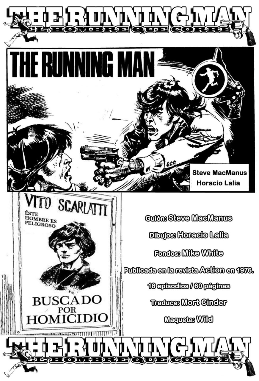 Portada ampliada de THE RUNNING MAN
