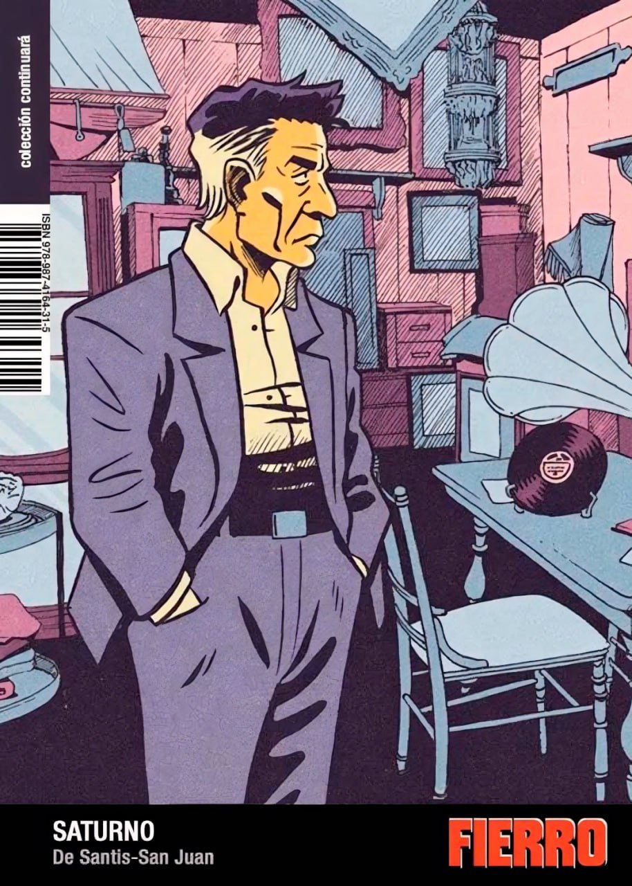 Portada ampliada de Saturno (Pablo De Santis & Matías San Juan)