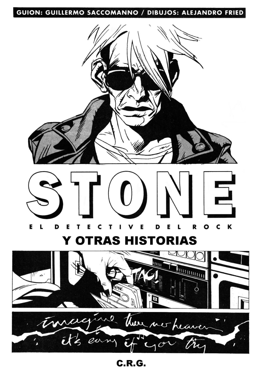 Portada ampliada de STONE EL DETECTIVE DEL ROCK Y OTRAS HISTORIAS