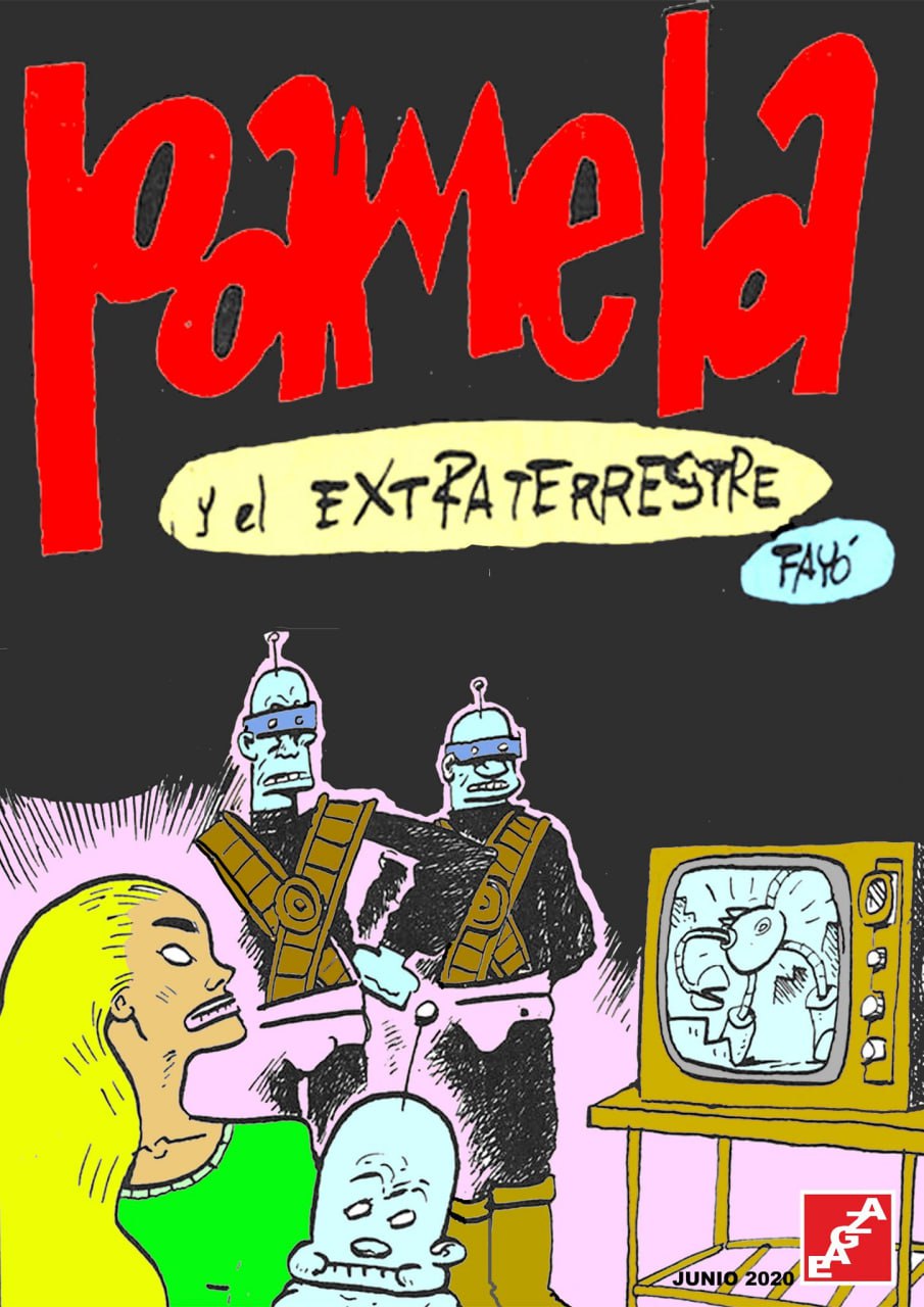 Portada ampliada de Pamela y el Extraterrestre