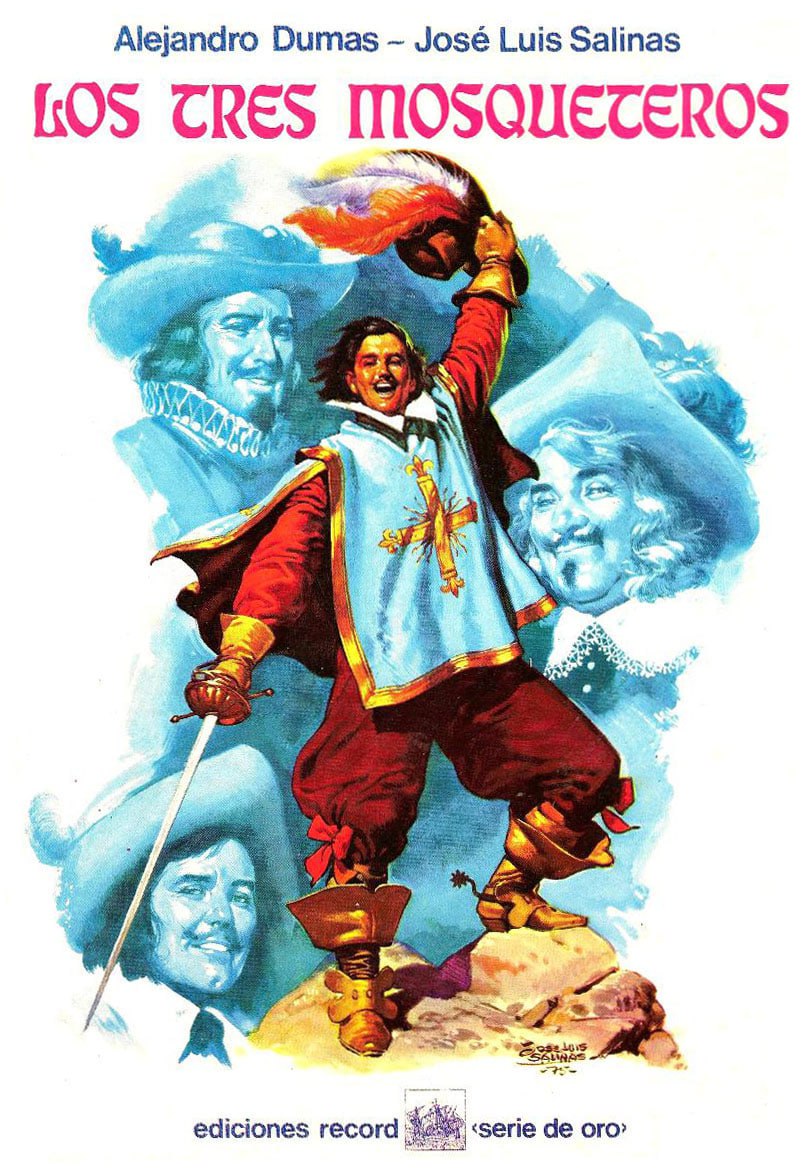 Portada ampliada de LOS TRES MOSQUETEROS