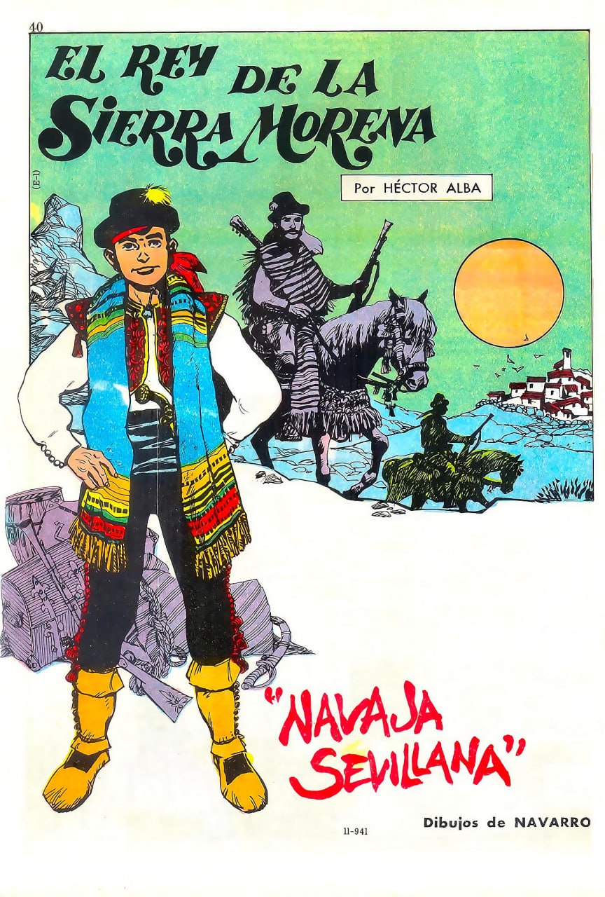 Portada ampliada de EL REY DE LA SIERRA MORENA