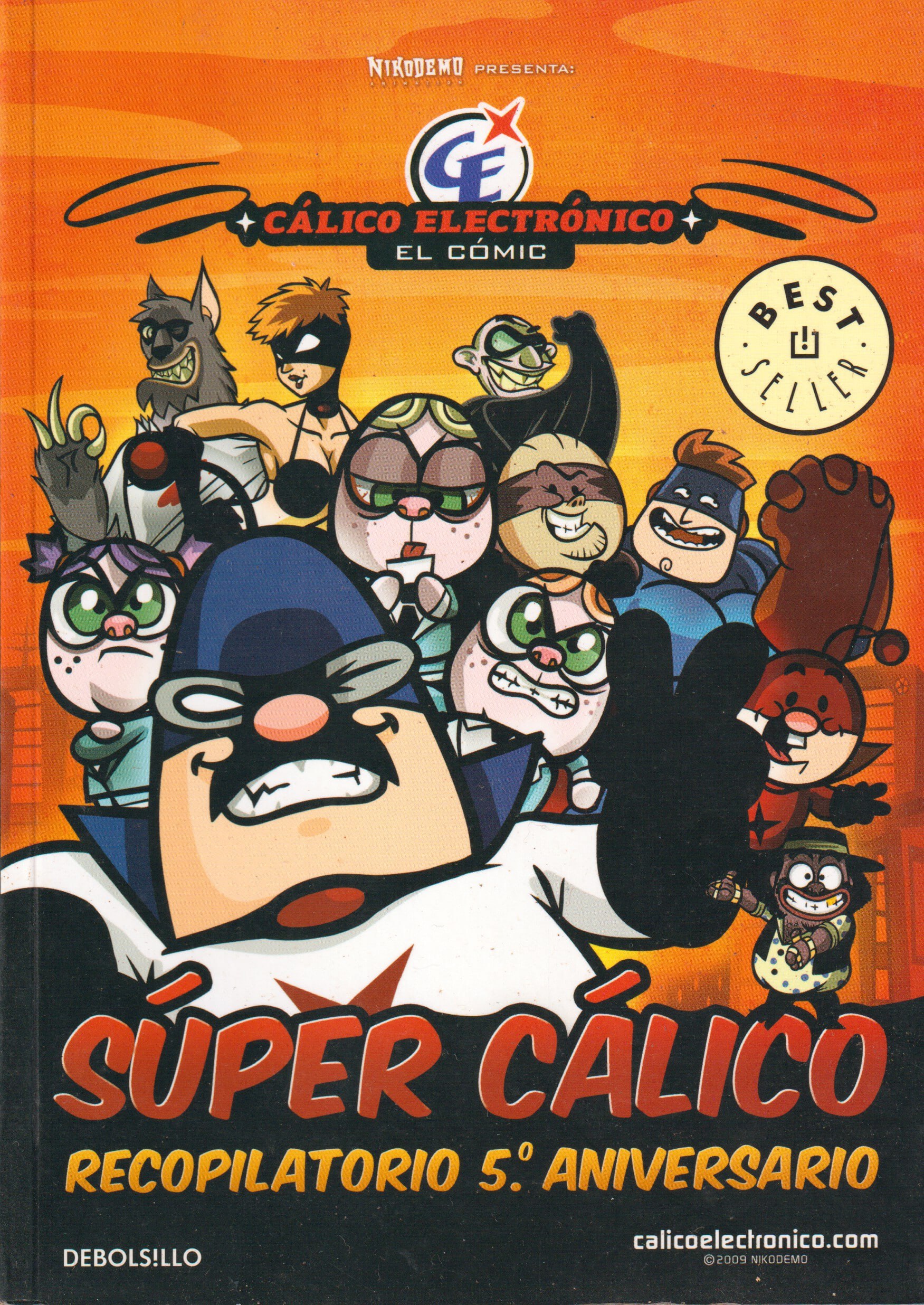 Portada ampliada de Súper Cálico Recopilatorio 5.º Aniversario
