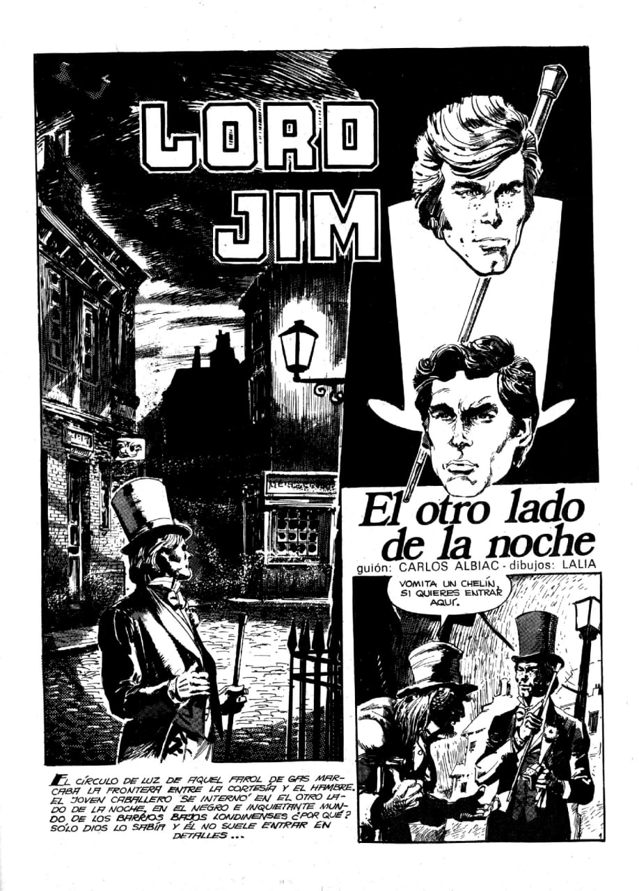 Portada ampliada de LORD JIM