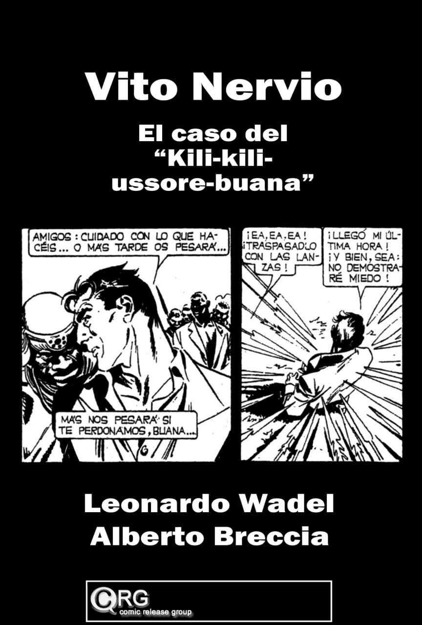 Portada ampliada de Vito Nervio El caso del "Kili-kili-ussore-buana"