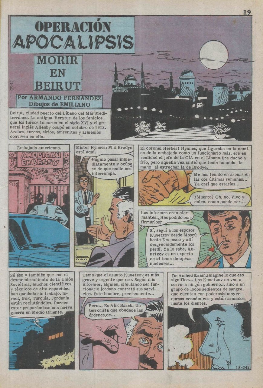 Portada ampliada de OPERACIÓN APOCALIPSIS