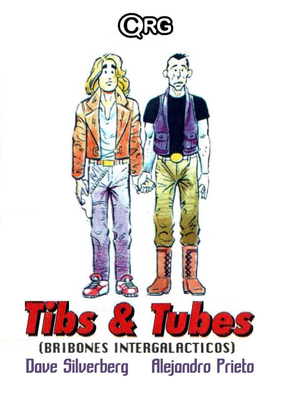 Portada ampliada de Tibs & Tubes (Bribones Intergalácticos)