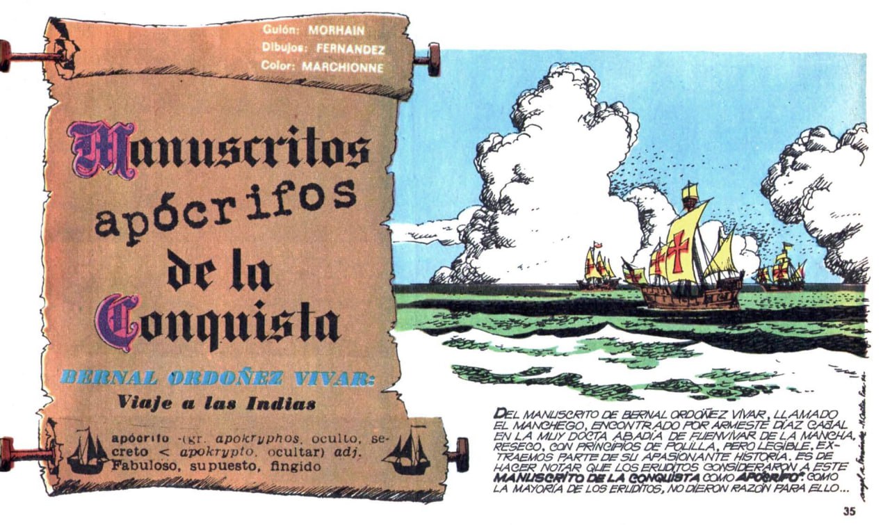 Portada ampliada de Manuscritos apócrifos de la Conquista