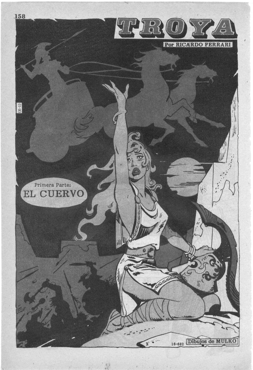 Portada ampliada de TROYA