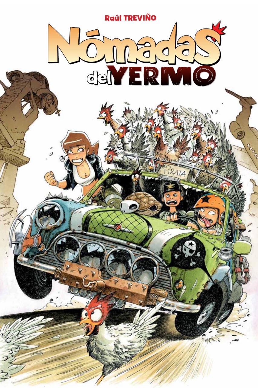 Portada ampliada de Nómadas del Yermo