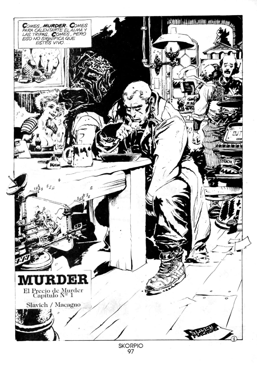 Portada ampliada de MURDER