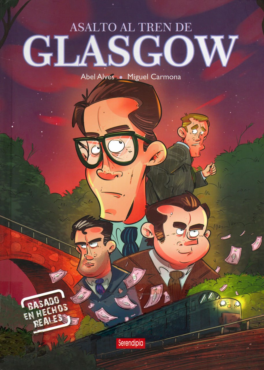 Portada ampliada de ASALTO AL TREN DE GLASGOW