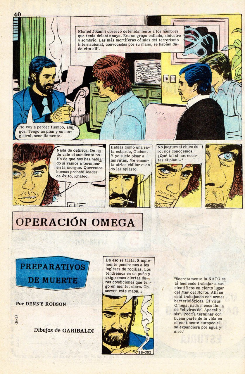 Portada ampliada de OPERACIÓN OMEGA