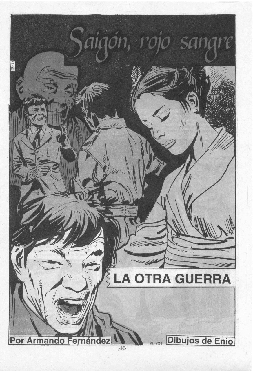 Portada ampliada de Saigón, rojo sangre