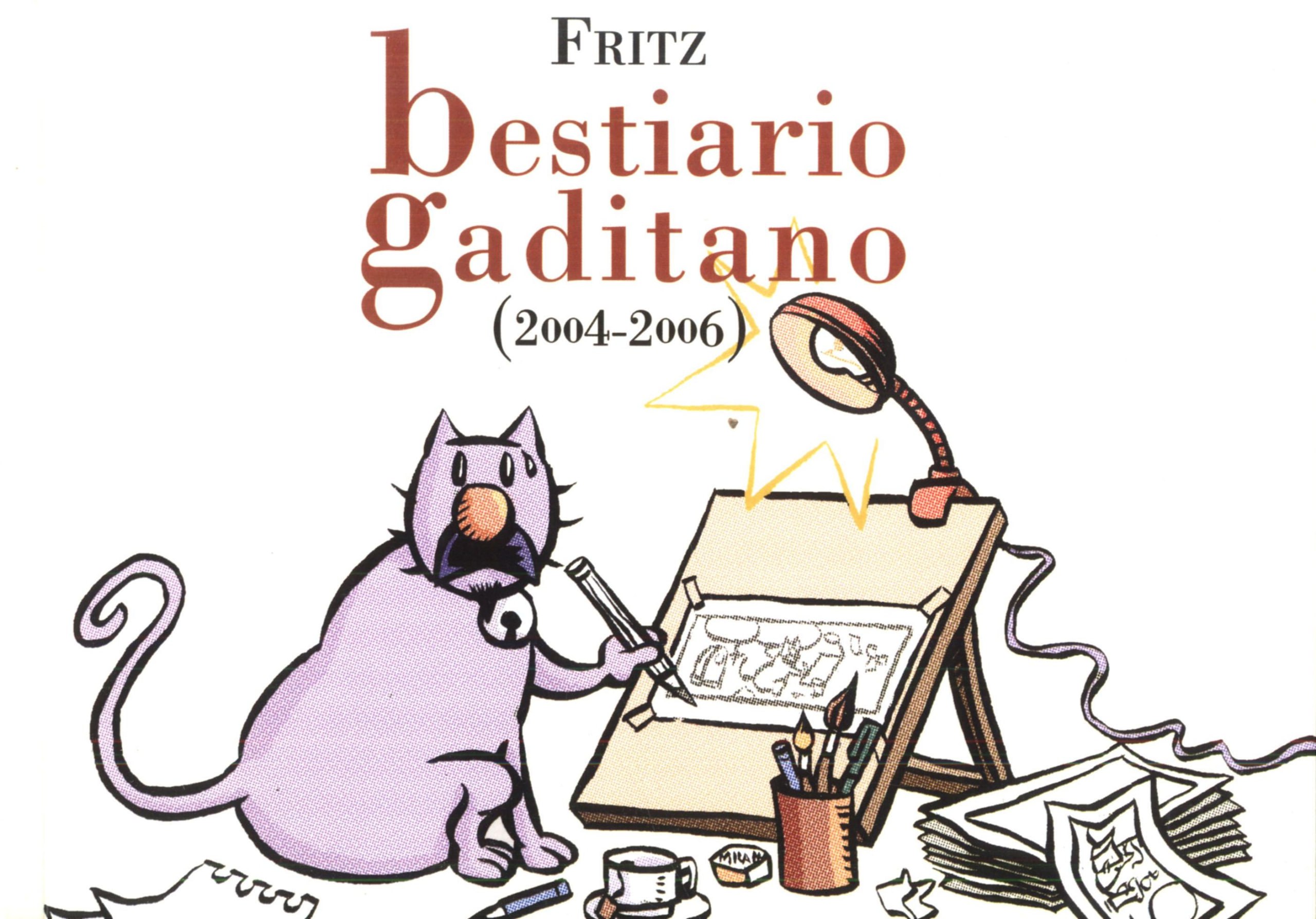 Portada ampliada de bestiario gaditano (2004-2006)
