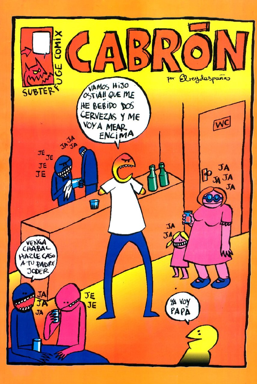Portada ampliada de CABRON