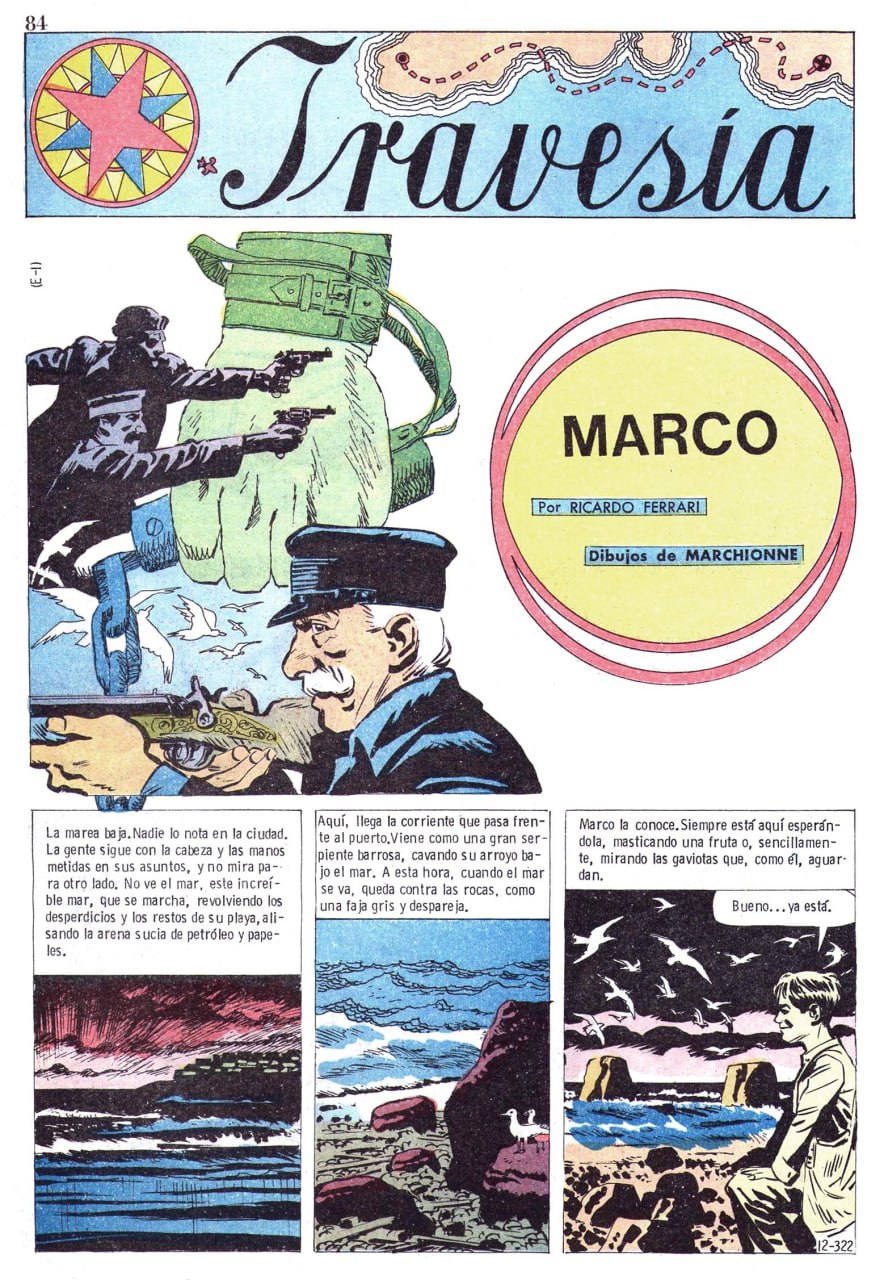 Portada ampliada de Travesia