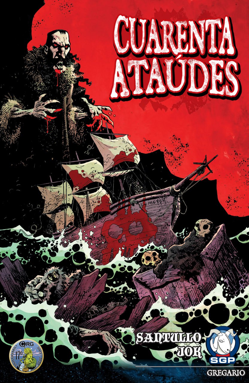 Portada ampliada de CUARENTA ATAUDES