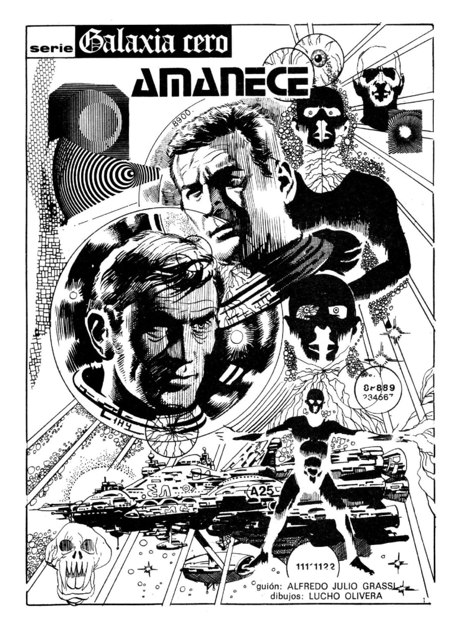 Portada ampliada de Galaxia cero AMANEC