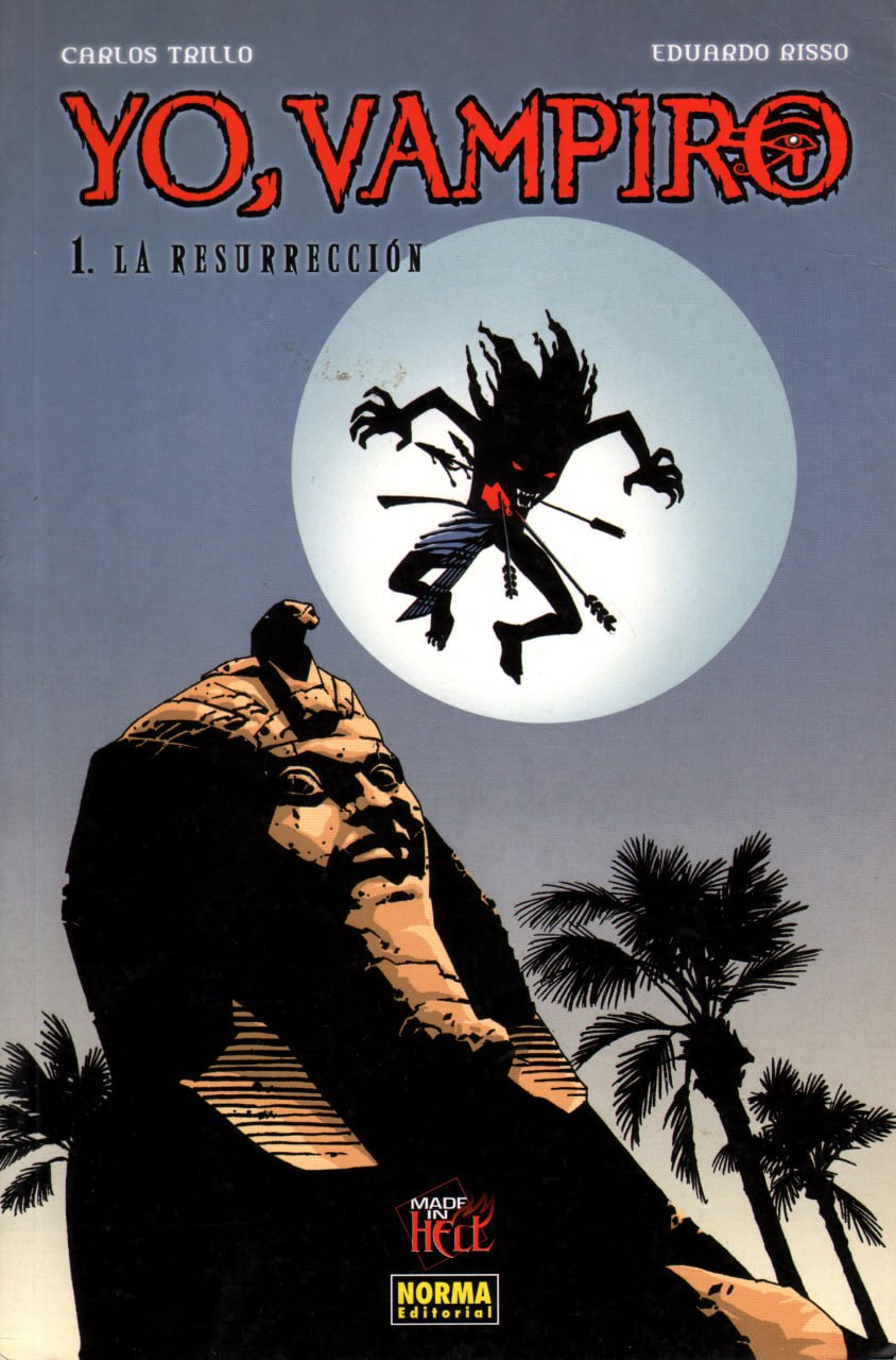 Portada ampliada de YO, VAMPIRO
