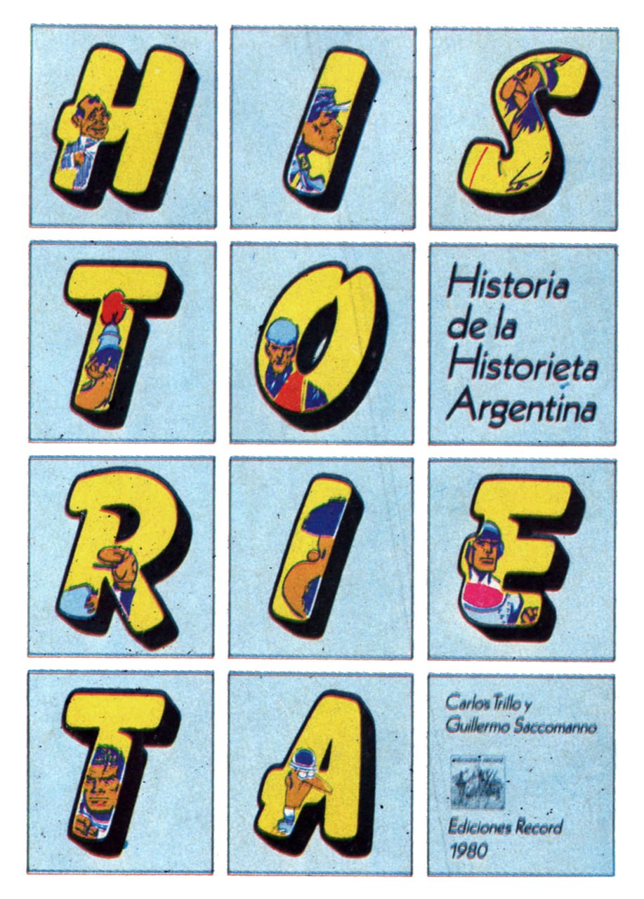 Portada ampliada de Historia de la Historieta Argentina
