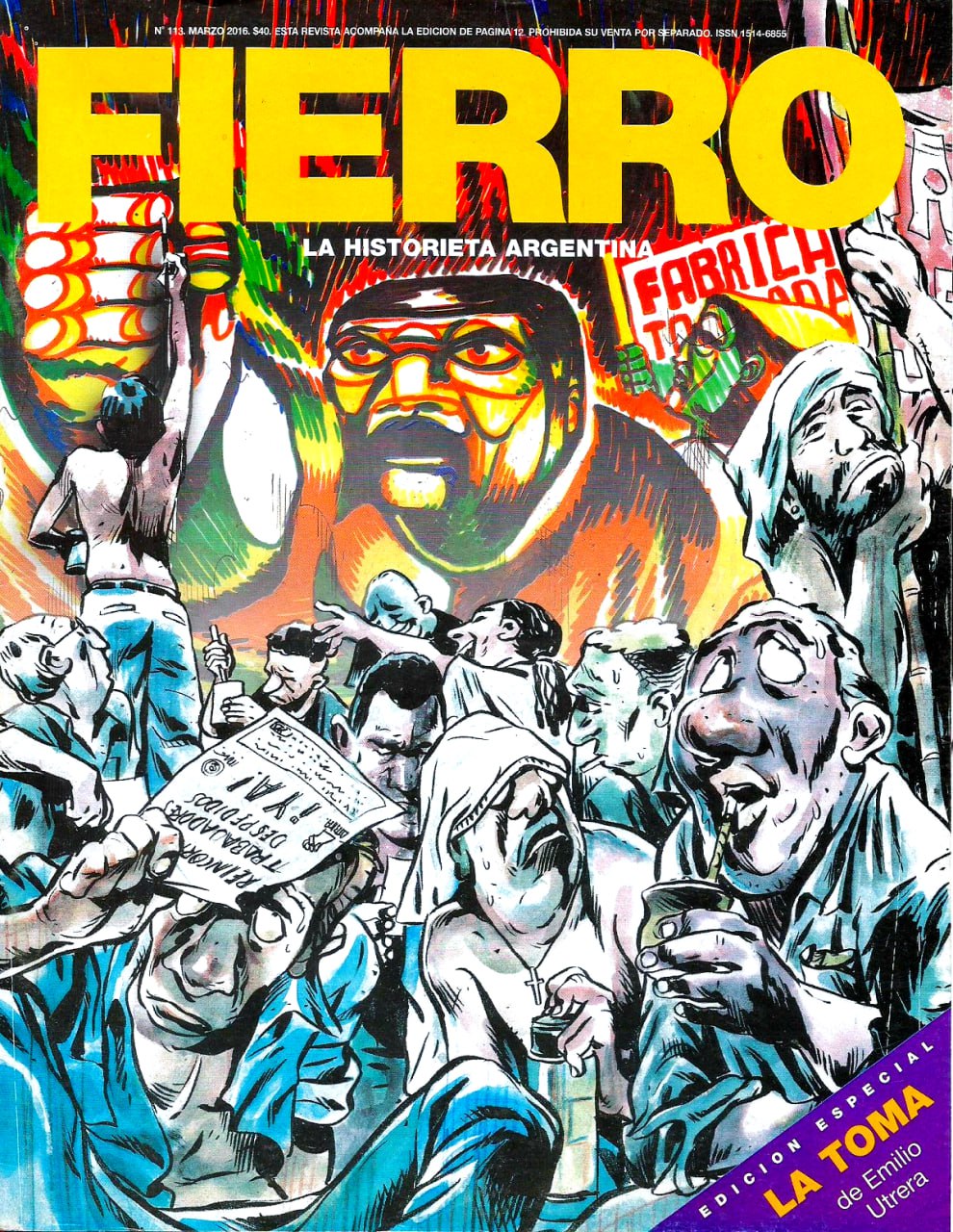 Portada ampliada de Fierro