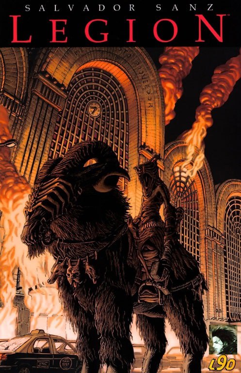Portada ampliada de LEGION