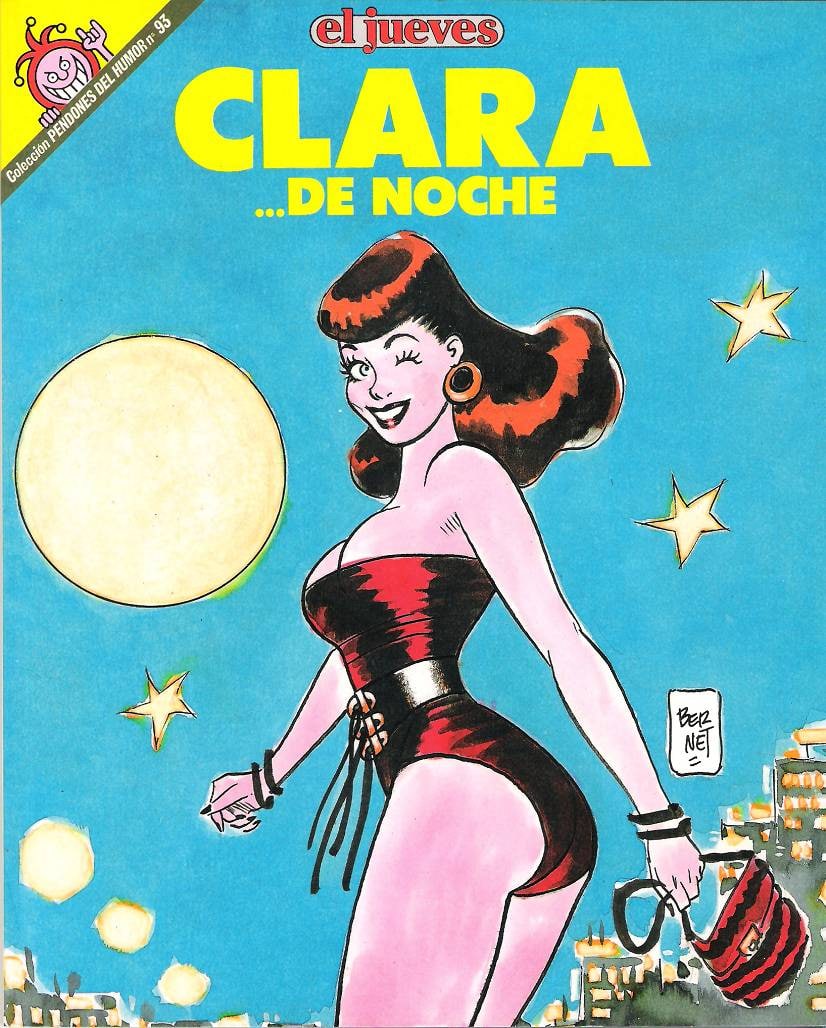 Portada ampliada de CLARA ...DE NOCHE