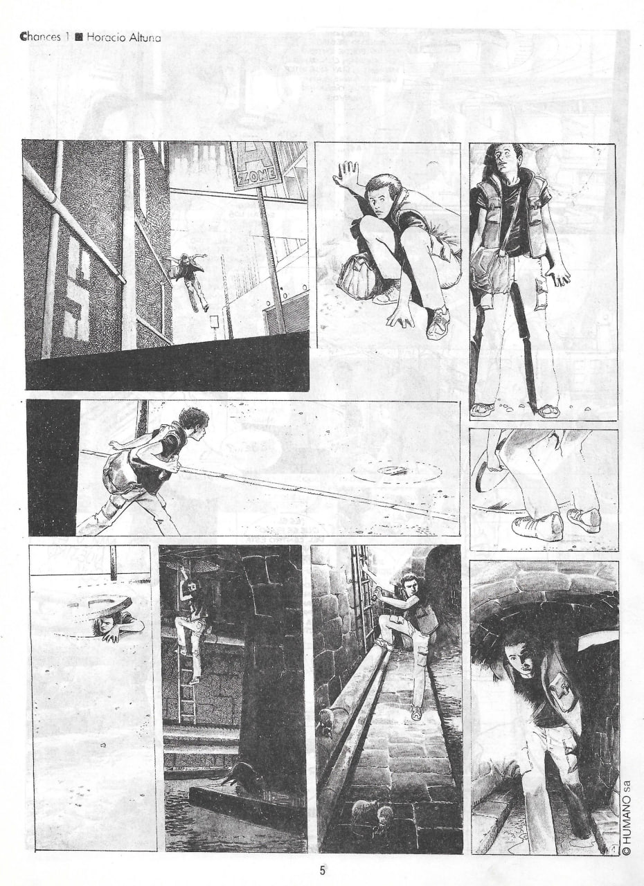 Portada ampliada de Chances (Horacio Altuna)