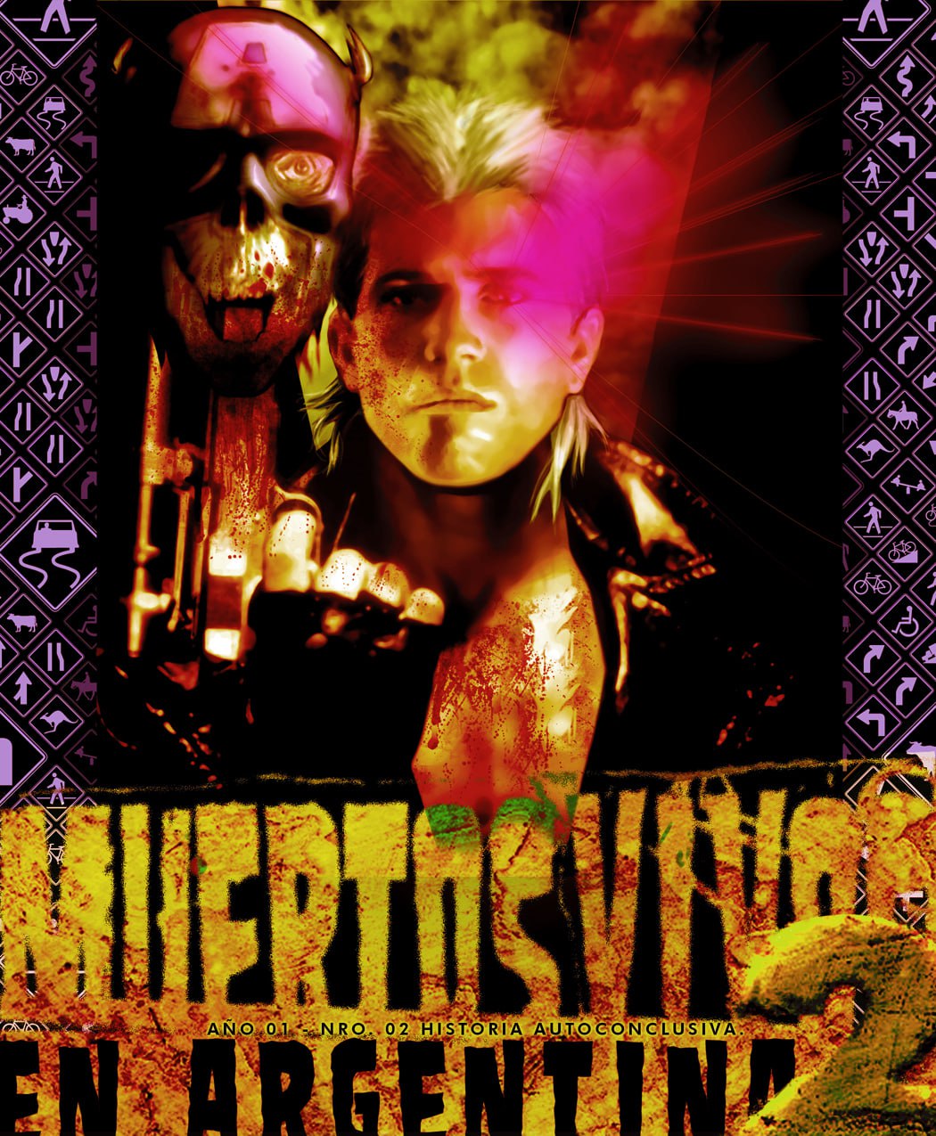 Portada ampliada de MUERTOS VIVOS