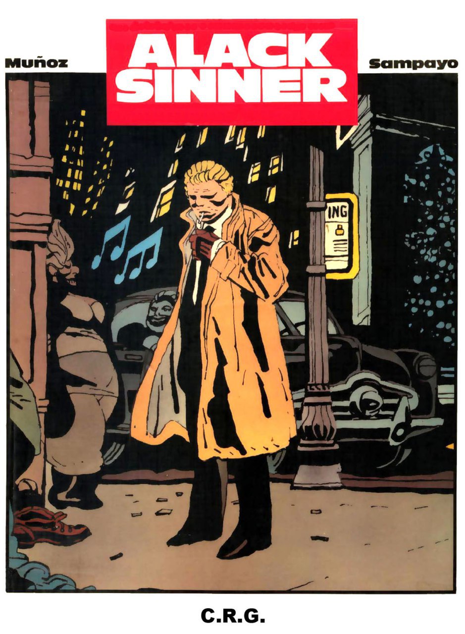 Portada ampliada de Alack Sinner